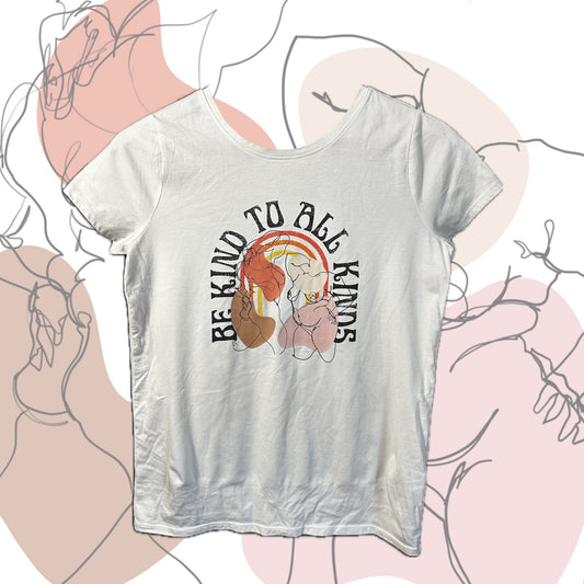 “Every Body Is Beautiful” Upcycled Tee