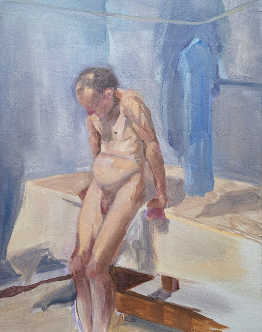 "Ira", 2019, oil on canvas, 16 x 20 inches