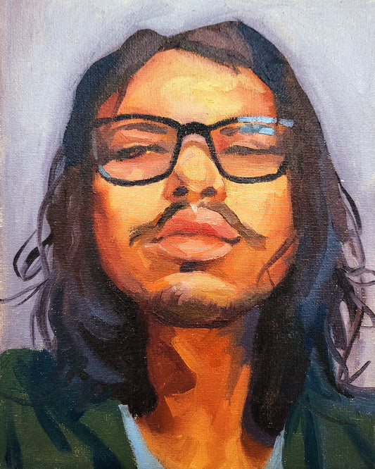 "Scapo", 2021, oil on canvas, 8 x 10 inches